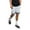 White, variant on Victorious Men's Double Layered Drawstring Mesh Basketball Shorts with Zippered Pockets, up to 5X