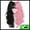 Black Pink, variant on Unique Bargains Wigs for Women 24" Ponytail 24" Body Length Black Pink Curly Wig with Wig Cap