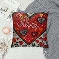 thumbnail image 2 of Valentines Day Pillow Covers Hello Valenine Pillowcase for Valentines Day Throw Pillows Cushion Valentines Decorations…, 2 of 5