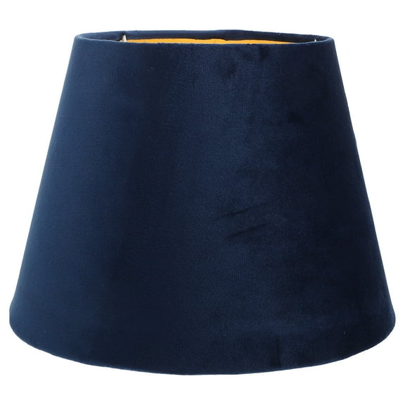 ULTNICE Simple Lampshade Blue Outside Cloth Velvet 1Pack 9.8x9.8x7.1in
