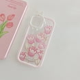thumbnail image 4 of Funda Para VIVO Y02 Y15S Y16 4G Y17 Y15 Y11 Y19 Y5S Y20 Y20i Y12S Y22S Y21 Y50 Y30 Y30i Y51 Y31 Dibujos Animados Transparente TPU Rosa Amor Flores Bonitas 3D Arco Nudo Monstruo LenCasing, 4 of 4