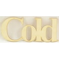 thumbnail image 3 of 1 Pc, 6.5" X 13" Print & Unfinished Welded Word Cold For Home & Events Decor, 3 of 4