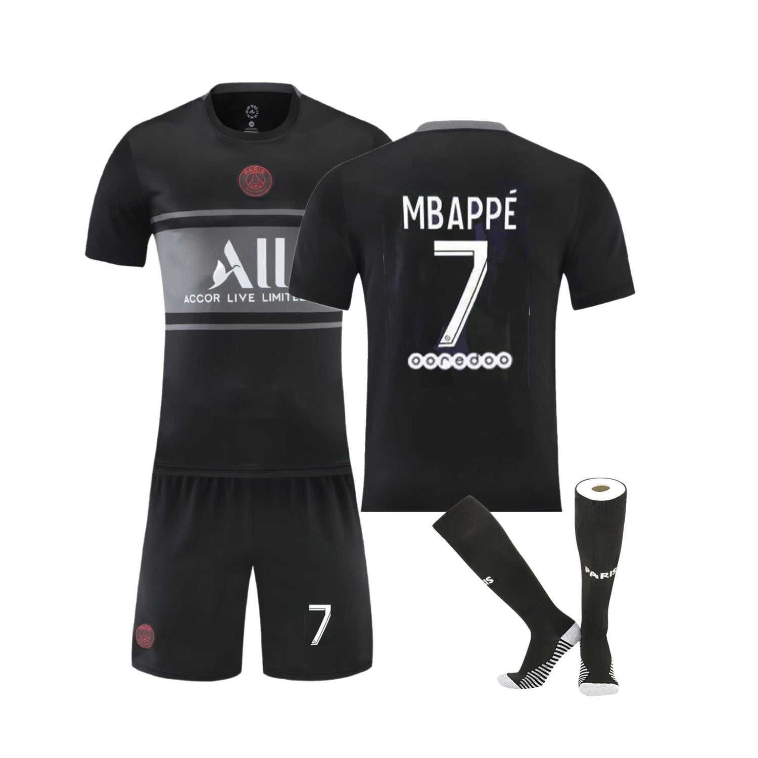 psg away black jersey
