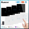 thumbnail image 2 of 1/2/3/4gang Tuya Wifi Tactile Eu Interrupteur Diy Maison Intelligente Bouton Mural Sans Fil Télécommande Panneau Mural Prend en Charge Alexa Google Home, 2 of 5