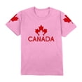 thumbnail image 4 of Girls Graphic T Shirt Short Sleeve Casual Summer Top With Maple Leaf Print Canada Day Celebration Clothes, 4 of 4