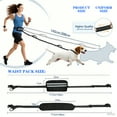 thumbnail image 2 of Hands Free Dog Leash for Dogs, Waist Leash for Dog Walking-Double and Single Dog Leashes for Medium and Large Breeds-Pouch & Lumbar Support, Adjustable Waist Belt, Retractable Bungee,Padded Handles, 2 of 9