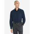 thumbnail image 5 of Chaps Men's Navy Performance Dress Shirt, Sizes 14"-32", 15"-32", 16"-32", 15"-34", 16"-34", 17"-34", 5 of 7