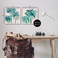 thumbnail image 4 of Stupell Industries Abstract Palms on Pink Botanical & Floral Painting White Framed Art Print Wall Art, 17 x 17, Set of 2, 4 of 10