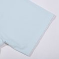 thumbnail image 5 of Ytxxxx Boys Girls Rash Guard Short Sleeve Swim Shirt UPF 50 Sun Protection Light Blue 9-10 Years, 5 of 8