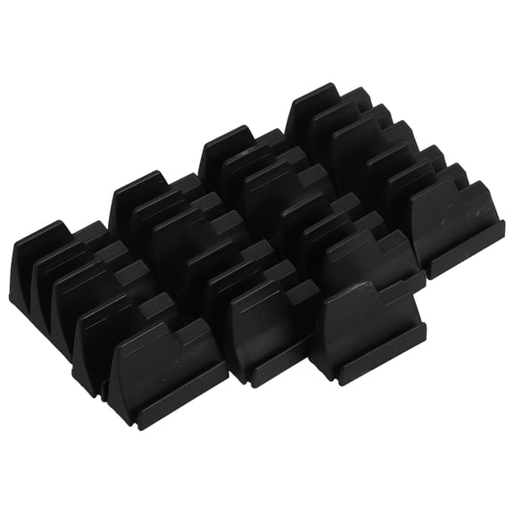 MLINS  2 Sets Wall Mounted Storage Bins Modular Wrench Organiser Black