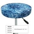thumbnail image 4 of Goofa Vintage Floral Printed Stool Covers Round, Waterproof Round Bar Stool Covers Anti-Slip Round Bar Stool Seat Cover with Elastic Bands Durable-14 inch, 4 of 7