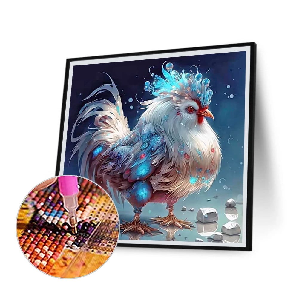 Glass Art Chicken Diamond Art Kit, for Adults Kids 9-12, 8-12, Girls Crafts  Art,Rooster 5D Painting Kits, Dots Paint Set,Decor - AliExpress