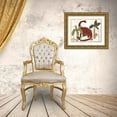 thumbnail image 3 of Vess, June Erica 32x25 Gold Ornate Wood Framed with Double Matting Museum Art Print Titled - Mighty Dinos Collection A, 3 of 4