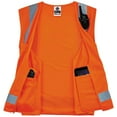 thumbnail image 3 of Ergodyne GloWearÂ® 8249Z Type R Class 2 Economy Surveyors Vest, Orange, L/XL, 3 of 4