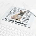 thumbnail image 3 of CafePress - Frenchie Traits Mousepad - Non-slip Rubber Mousepad, Gaming Mouse Pad, 3 of 5