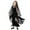 H-Black1901, variant on FEIFLY Child's Halloween Dark Gothic Long Dresses Gown Party Halloween Outfits Solid Color Festival Clothing