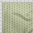 thumbnail image 4 of oneOone Polyester Spandex Light Green Fabric Floral Sewing Material Print Fabric By The Yard 56 Inch Wide, 4 of 5