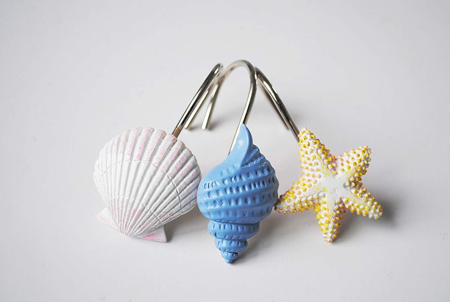 Twofishes 12 PCS Fashion Decorative Home Bathroom Seashell Shower