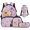Capybara, variant on Garronmavis Ballet Capybara Kids Girls Backpack 4-Piece Set - Includes School Backpack, Lunch Bag, Pencil Case, Water Holder Case, Lightweight School Bag for Outdoor Picnic