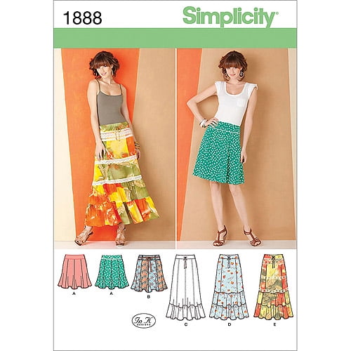 Simplicity Misses' Size 8-16 Skirts & Pants Pattern, 1 Each - Walmart ...