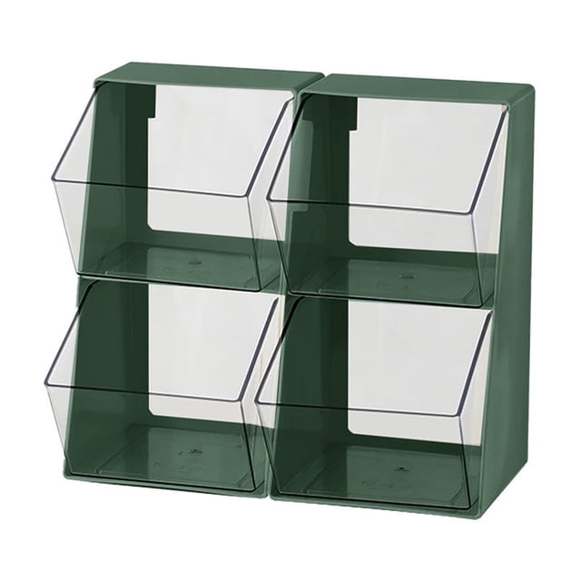 Tea Box for Tea Bags Tea Bag Organizer, Tea Capsule Coffee Office, Transparent Acrylic Desktop Storage, Snack Rack Tea Bag Storage