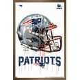 thumbnail image 1 of NFL New England Patriots - Drip Helmet 20 Wall Poster, 22.375" x 34" Framed, 1 of 4