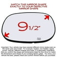 thumbnail image 2 of Rugged TUFF Driver Side Mirror Glass Replacement for 97-04 Dakota, Durango, RAM 1500, 2500, 3500 (Heat Defrost), 2 of 10