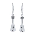 thumbnail image 2 of Bling Jewelry Womens Musician Acoustic Music Lover Guitar Dangle Earrings Sterling Silver, 2 of 5