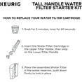 Keurig Tall Handle Water Filter Starter Kit, Comes with Handle and 2 Replacement Water Filters