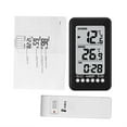 thumbnail image 1 of Termocouple Grados LCD Celsius /℉ Medidor Digital de Temperatura de Reloj Inalámbrica de Interiores /Termómetro Exterior Con Transmisor, 1 of 6