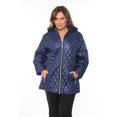 thumbnail image 1 of White Mark Manteau Matelassé pour Femmes, 1 of 5