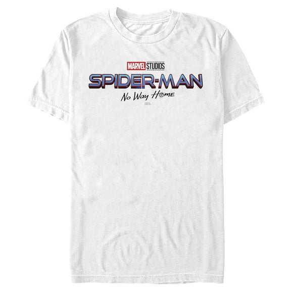 Men's Marvel Spider-Man: No Way Home Logo White Graphic Tee White 3X Large