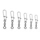 thumbnail image 5 of Toystoory Paquete de 10 pines de conector de pesca de acero inoxidable portátil de agua dulce agua salada Snap anzuelo señuelo anzuelo tipo 5 Type2 NO2, 5 of 6