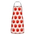 thumbnail image 1 of ZNDUO Abstract Apple Seamless Pattern Apron, Adjustable Bib Soft Chef Aprons, 1 of 8