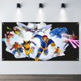 thumbnail image 2 of X-Men '97 Fondo Temático Pancarta Suministros de Decoración para Fiesta de Cumpleaños, Decoración de Fondo de Fiesta Personalizado,150x90cm, 2 of 6