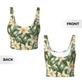 thumbnail image 5 of Kdxio Lilies Flowers Print Workout Crop Tank Top for Women Racerback Yoga Tank Tops Athletic Sports Shirts Exercise Undershirts, 5 of 9
