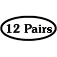 thumbnail image 4 of Creswell 12 Pairs Black Diabetic Crew Socks 10-13 Size MADE IN U.S.A, 4 of 4