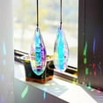 thumbnail image 3 of Pack 2,120mm Colorful Prisms Crystal Suncatchers for Window Hanging Rainbow Maker Crystal Prisms Sun Catchers Indoor Home Garden Decoration, 3 of 15