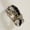 Purple blue, variant on Electroplated Geometric Metal Ring with Amethyst Accents and Diamond Detailing Individually Packed Ring European American Fashion Jewelry