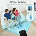 thumbnail image 2 of Giantex Evaporative Air Cooler, 3-in-1 Portable Quiet Swamp Cooler Fan & Humidifier w/ 4 Modes, 2 of 9