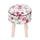 thumbnail image 1 of 1:12 Dollhouse Accessories, Dollhouse Miniature Furniture, Fabric and Wood Four-Legged Stool (White), 1 of 4