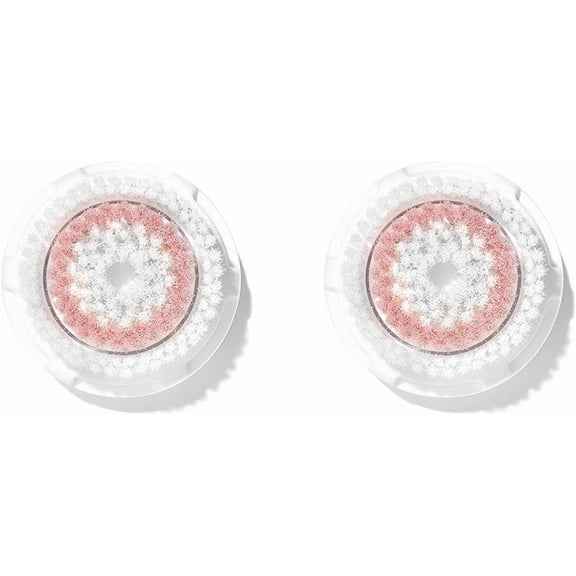 Clarisonic Radiance Facial Cleansing Brush Head Replacement Compatible with Mia 1, Mia 2, Mia Fit, Alpha Fit, Smart Profile Uplift, 2 Pack