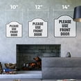 thumbnail image 2 of Please Use Front Door Business 12" X 12" Sign | Indoor/Outdoor Plastic | SignMission Designer Enter Welcome Door Sign S Novelty Gift Funny Joke Gag Road Garage, 2 of 4