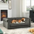 thumbnail image 3 of Washable Medium Dog and Cat Bed Waterproof,Comfortable Pet Sofa with Washable Pet Bed with Non-Slip Bottom,Pet Sofa Dog Bed Medium Dog-Washable Pet Bed with Non-Slip Bottom,red, 3 of 7