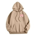 thumbnail image 3 of Cute Bow Y2K Graphic Hoodies for Women Hooded Sweatshirt with Pockets Streetwear Pullover Tops, 3 of 8