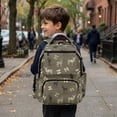 thumbnail image 3 of KEIAHUAN Deer Camo Backpack for Kids, Roomy Interior Holds Textbooks Notebooks and Folders, 17 Inch Large Capacity Student Backpack Fits 14 Inch Laptop, Holiday Present for Boys Girls Students, 3 of 7