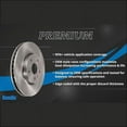 thumbnail image 3 of Bendix Premium PRT5613 Front Brake Rotor for Lexus RX330 2006-2004, RX350 2009-2007, RX400h 2008-2006, 3 of 4