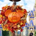 thumbnail image 1 of Escultura de arte de pared de metal para tienda, coronas decorativas de Halloween para puerta de entrada al aire libre, suministros para coronas de Halloween, decoraciones de guirnaldas de, 1 of 5