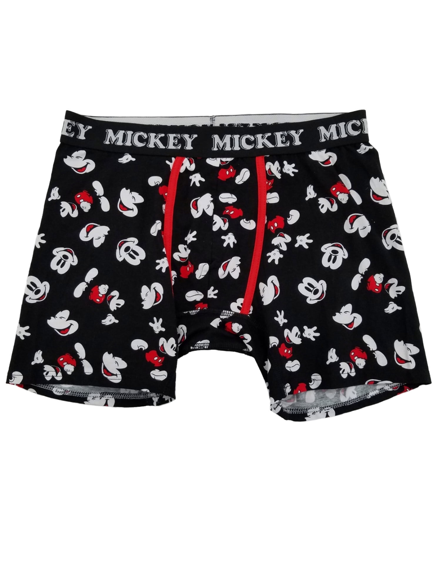 Disney - Disney Mens Black Mickey Mouse Underwear Boxer Briefs Small ...