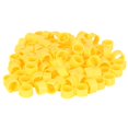 thumbnail image 2 of 200Pcs 8mm Pigeons Ring No Words Poultry Leg Identify Foot Ring Clip Pigeons Bird Training ToolYellow, 2 of 14